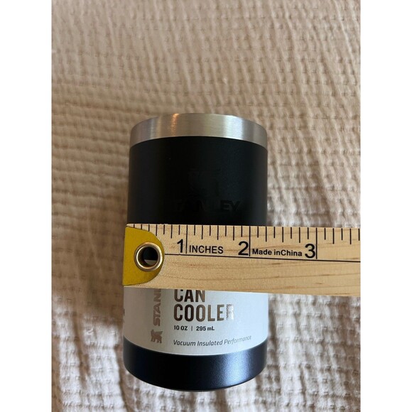 Stanley Stainless Steel The Everyday Can Cooler Can Chiller 10oz 295mL Black NEW - Picture 8 of 9